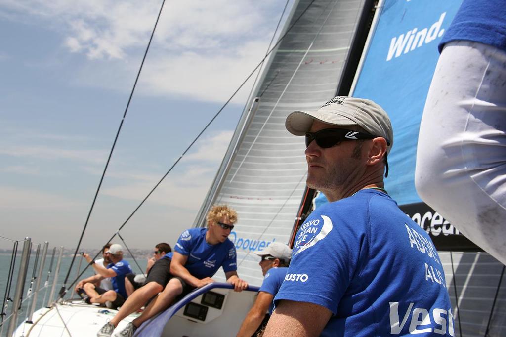 Volvo Ocean Race Lisbon - Team Vestas Wind - Tom Addis - Volvo Ocean Race 2014-15 © Sail-World.com http://www.sail-world.com